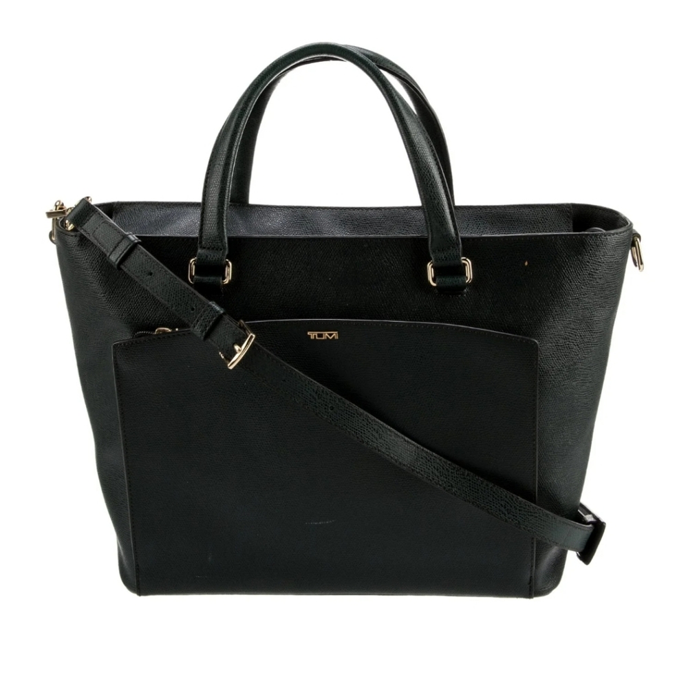 Tumi Large Sinclair Camila Tote- Hunter Green - Picture 3 of 13